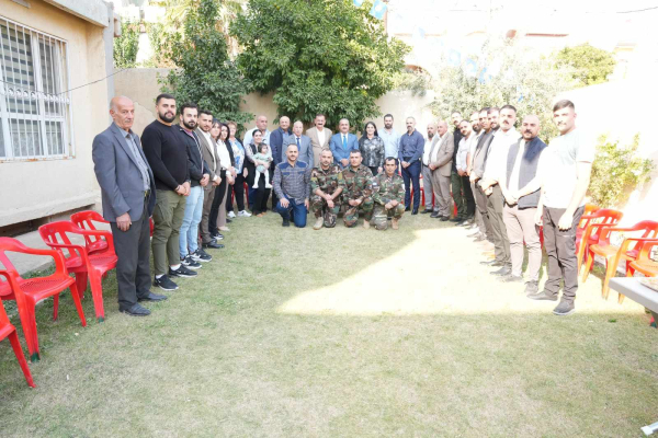 فرع دهوك لحزب بيت نهرين يستقبل المهنئين بمناسبة ذكرى التأسيس