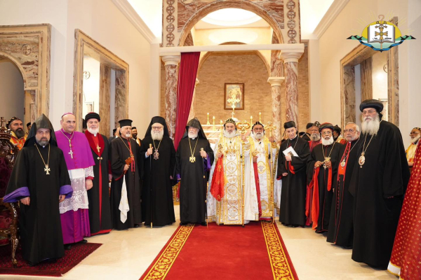 البطريرك مار آوا الثالث يحضر مراسم تكريس الجاثليق (المفريان) الجديد للكنيسة اليعقوبيّة السريانية الأرثوذكسيّة الملنكاريّة في لبنان