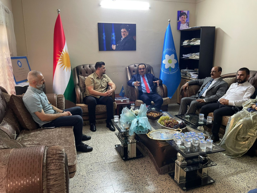 فرع دهوك لحزبنا يهنيء حزب الاشتراك الديمقراطي الكوردستاني بمناسبة ذكرى تأسيسه