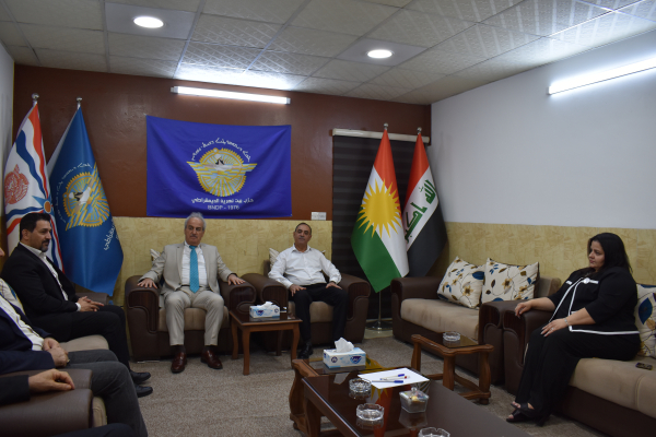 حزب بيت نهرين الديمقراطي يستقبل وفدا من الحزب الديمقراطي الكردستاني الايراني