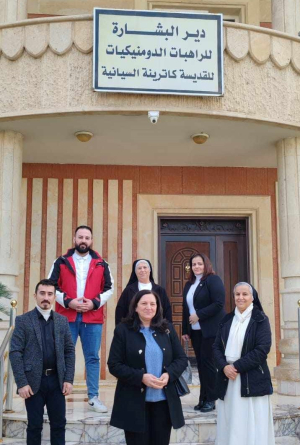 فرع اربيل للحزب يزور دير البشارة للراهبات الدومينيكان