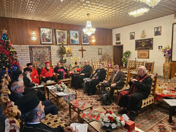 مجلس رؤساء الطوائف المسيحية في بغداد يجتمع مع ممثل ديوان اوقاف الديانات المسيحية والايزيدية والصابئة المندائية
