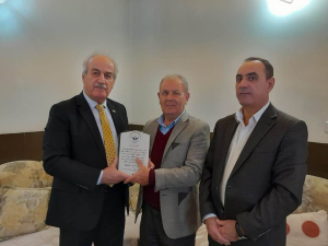 السكرتير العام يكرم الرفيق ارسانيس باسا القيادي السابق في الحزب