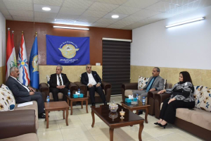 حزب بيت نهرين الديمقراطي يستقبل رئيس اتحاد بيث نهرين الوطني