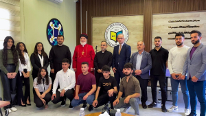 قداسة البطريرك مار آوا الثالث يزور مركز ديانا الثقافي الآشوري