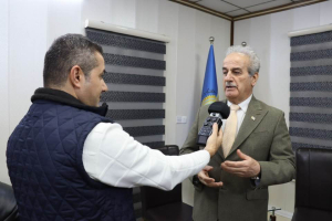 السكرتير العام لحزب بيت نهرين الديمقراطي يهنئ إذاعة عنكاوه