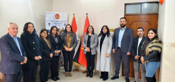 جولة تفقدية لفرع اربيل للحزب في مدينة بغديدا