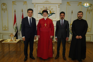 البطريرك مار آوا الثالث يستقبل رئيس ادارة سوران المستقلة
