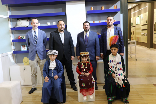 زيارة نائب رئيس البعثة الامريكية والقائم بأعمال سفيرها في العراق متحف التراث السرياني