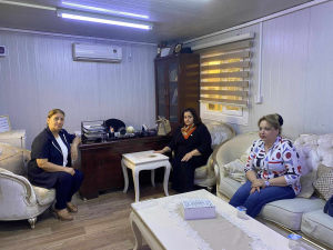 التنظيم النسوي لحزب بيت نهرين الديمقراطي يزور دار الرجاء الخيرية لرعاية المسنين