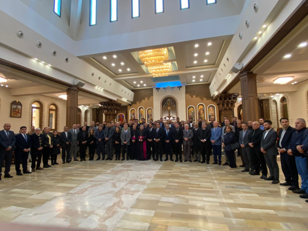 حزب بيت نهرين الديمقراطي يشارك في وقفة حداد لأرواح شهداء مدينة حلبجة