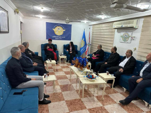 فرع دهوك يستقبل الاسقف مار ابرس يوخنا