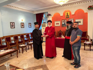 مطرانية الروم الارثوذكس في العراق تستقبل بطريرك كنيسة المشرق الآشورية