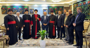 قداسة البطريرك مار آوا الثالث يلتقي القنصل العام للجمهورية الاسلامية الايرانية في اربيل