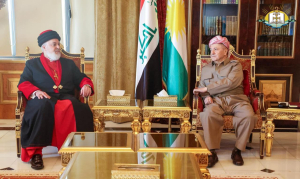 الرئيس بارزاني يلتقي قداسة البطريرك مار اوا الثالث