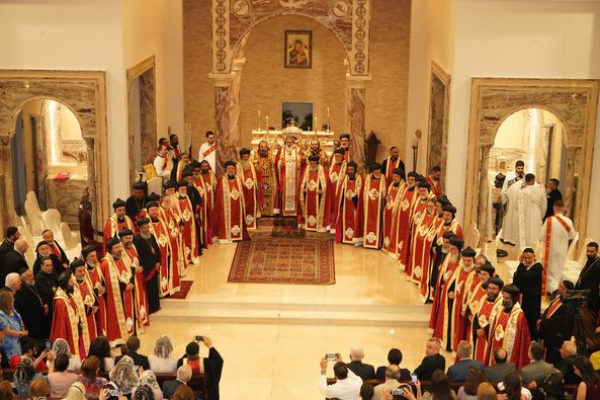 الكنيسة السريانية الارثوذكسية تحتفل برسامة المطرانين مار أندراوس ومار أوكين