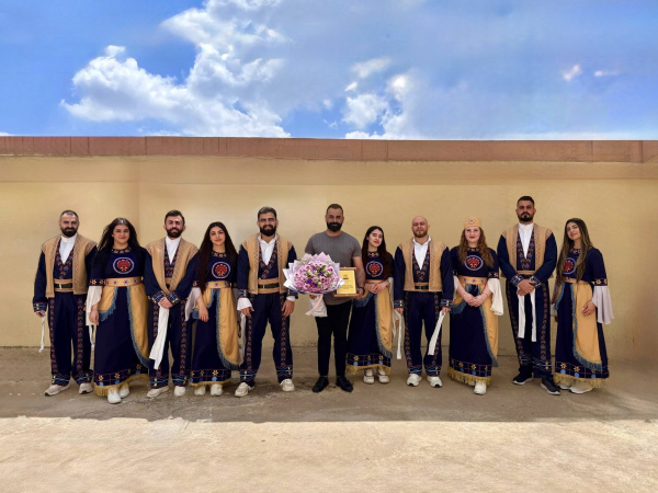 الفرقة السريانية للفنون تشارك بلوحة فلكلورية في يوم الرقص العالمي بأربيل