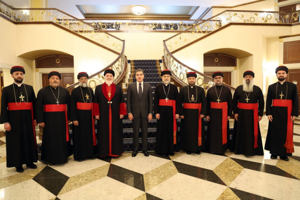 نيجيرفان بارزاني خلال استقباله وفداً من كنيسة المشرق الآشورية: إقليم كوردستان سيبقى حامياً لحقوق وحريات الجميع