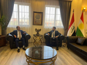 مستشار مجلس الوزراء لشؤون المكونات في اقليم كردستان يزور قائمقام ورئيس بلدية عنكاوا