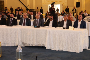 وفد حزب بيت نهرين الديمقراطي يشارك مراسيم استذكار رحيل سماحة السيد عبد العزيز الحكيم