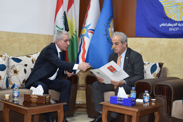 بيت نهرين يستقبل وفداً من المؤتمر القومي الكوردستاني KNK