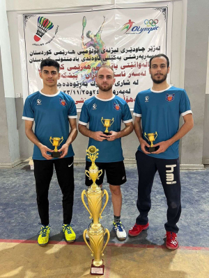 نادي اكاد عنكاوا الرياضي يحصد بطولة كوردستان بالريشة الطائرة