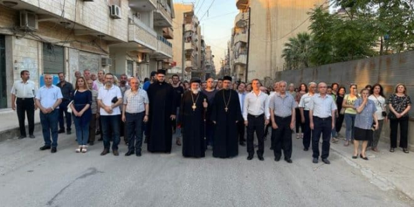 السريان في القامشلي يتذكرون سيفو الإبادة السريانية