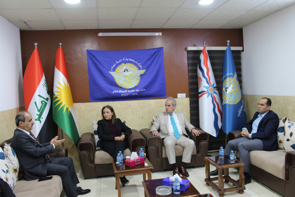 بيت نهرين الديمقراطي يستقبل المهنئين بمناسبة اختتام اعمال مؤتمره الثامن