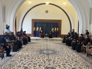 زيارة البطريرك مار آوا الثالث قداسة كاريكين الثاني الرئيس الأعلى للكنيسة الأرمنية الارثدوكسية