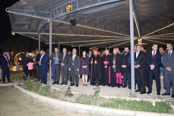 السكرتير العام يشارك افتتاح مهرجان عنكاوه كريسماس