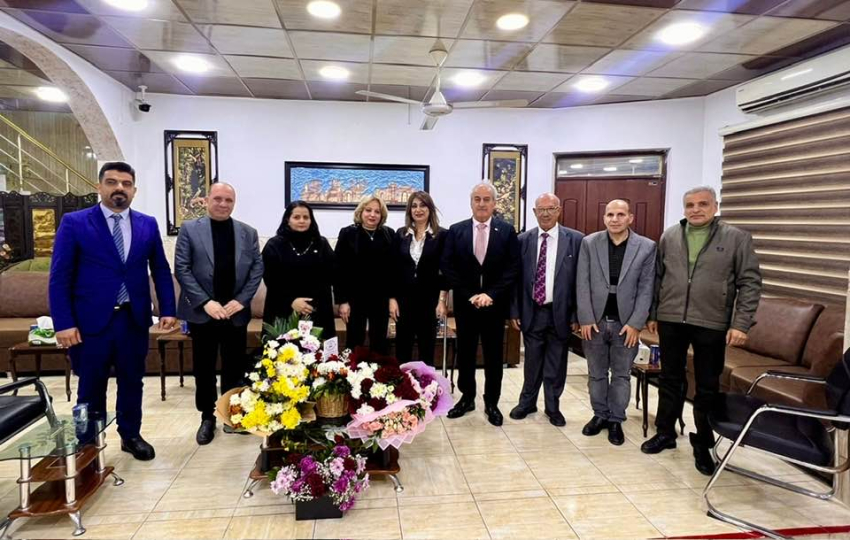 السكرتير العام يهنئ الهيئة الادارية الجديدة لجمعية الثقافة المندائية