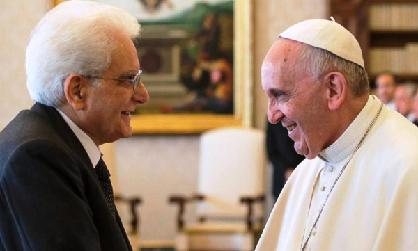 البابا للرئيس الإيطالي: إلى الكونغو وجنوب السودان حاملاً رسالة مصالحة