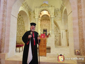 غبطة أبينا البطريرك يوسف الثالث يونان يزور بلدة قلعة مرا، قرب دير الزعفران، ماردين &ndash; تركيا