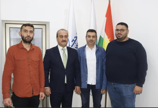 مسؤول العلاقات العامة لحزب بيت نهرين ومستشار مجلس الوزراء لشؤون شعبنا يزور راديو عنكاوا