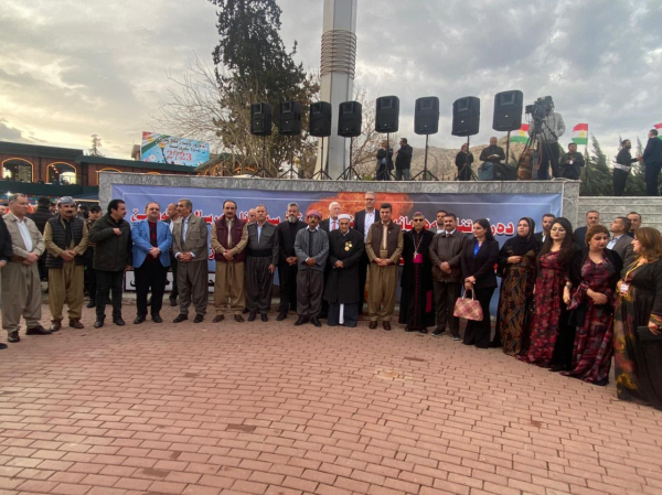 فرع دهوك لحزب بيت نهرين الديمقراطي يشارك في إيقاد شعلفة نوروز