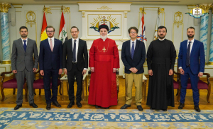قداسة البطريرك مار آوا الثالث يستقبل وفدا هنكاريا