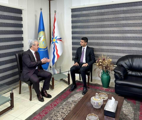 السكرتير العام يستقبل المهندس الحقوقي سعد حسن