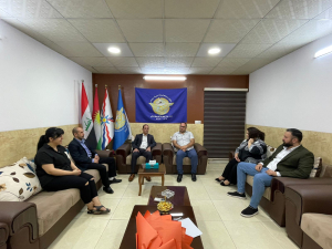 حزب بيت نهرين الديمقراطي يستقبل فرقة شمشا للتمثيل