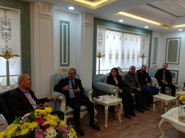 فرع دهوك لحزب بيت نهرين الديمقراطي يزور الحزب الديمقراطي الكردستاني