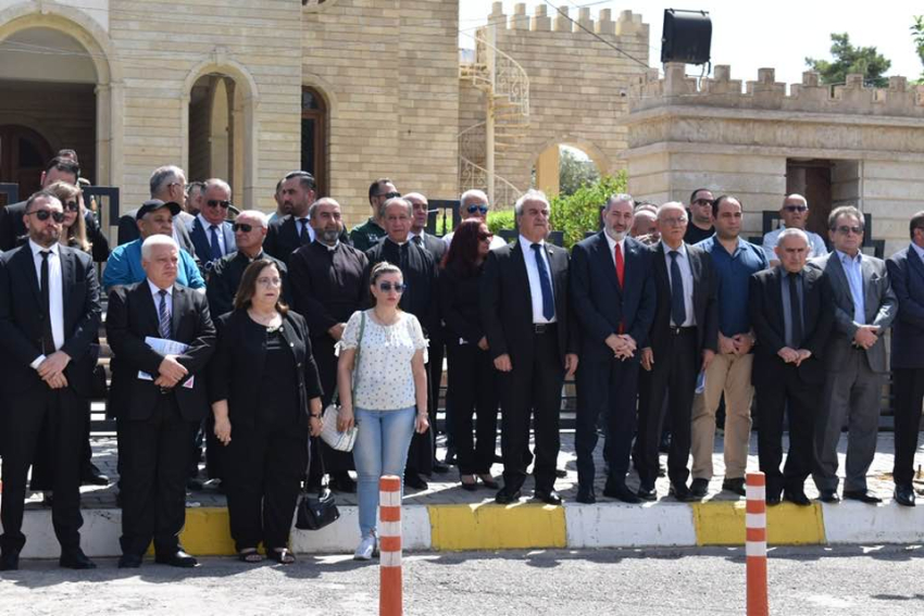 السكرتير العام لحزب بيت نهرين يشارك وقفة احياء يوم الشهيد الاشوري