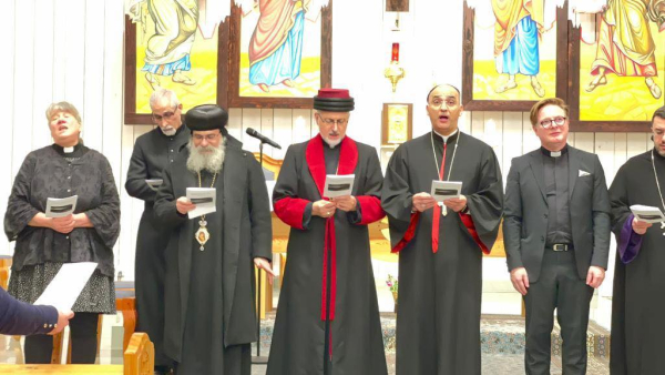 الأسقف مار عبديشوع اوراهام يشترك في الصلاة من أجل وحدة المسيحين