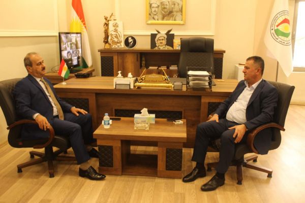 مستشار مجلس الوزراء في أقليم كردستان يزور مدير امن بلدة اربيل