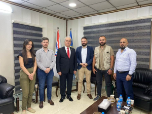 السكرتير العام يستقبل رئيس واعضاء منظمة SOS الفرنسية