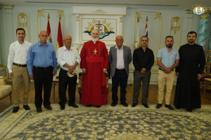 البطريرك مار آوا الثالث يستقبل أبناء قرى عين بقرى وكرنجو وگرماوة الآشورية