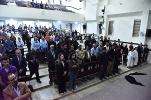 احتفالية تأبينية بمناسبة اربعينية شهداء قاعة العرس في بغديدا