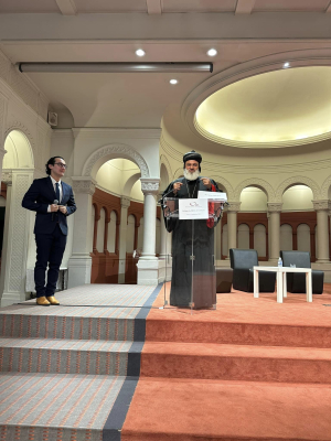 قداسة البطريرك مار أفرام الثاني يشارك في المؤتمر الدولي بمناسبة عشر سنوات على تأسيس SOS Chretiens d&rsquo;Orient
