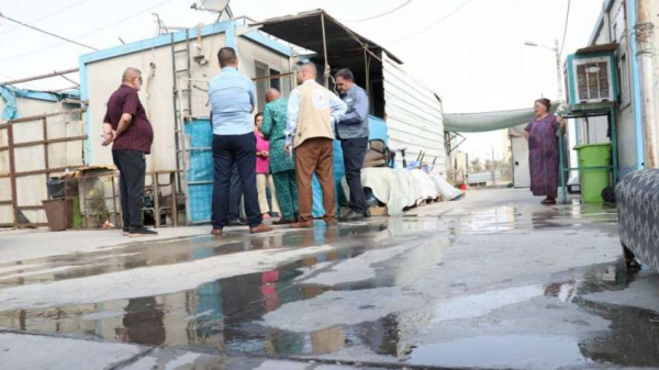 منظمة يونامي تزور نازحي شعبنا في مخيم السيدة العذراء