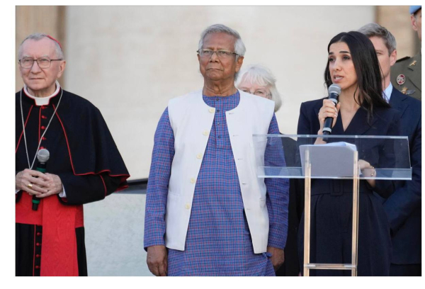 نادية مراد تلبي دعوة بابا الفاتيكان و تشارك في فعالية &rdquo; ليس وحدي &ldquo;