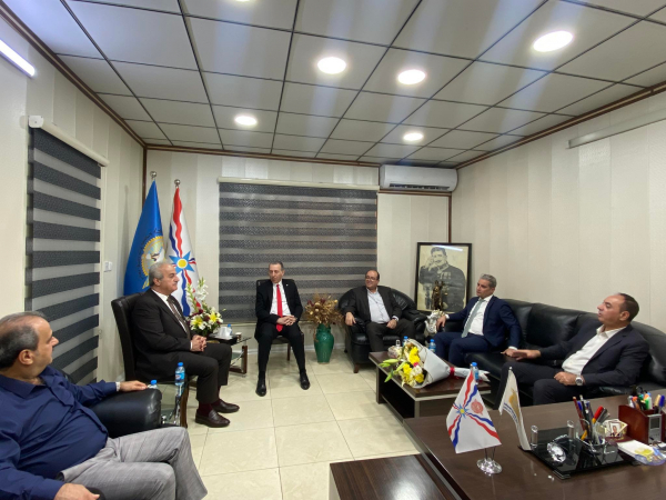 حزبنا يستقبل وفداً من الجبهة التركمانية