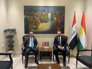 المستشار لشؤون شعبنا الكلدو آشوري يزور نائب رئيس دائرة العلاقات الخارجية في حكومة أقليم كردستان